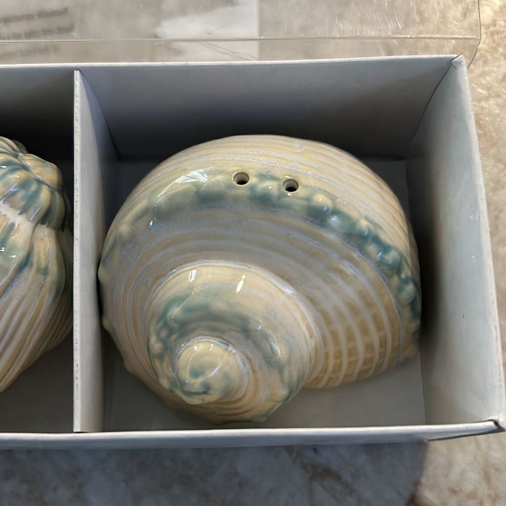 Sea Shell Salt & Pepper Shakers - Picture 2 of 5